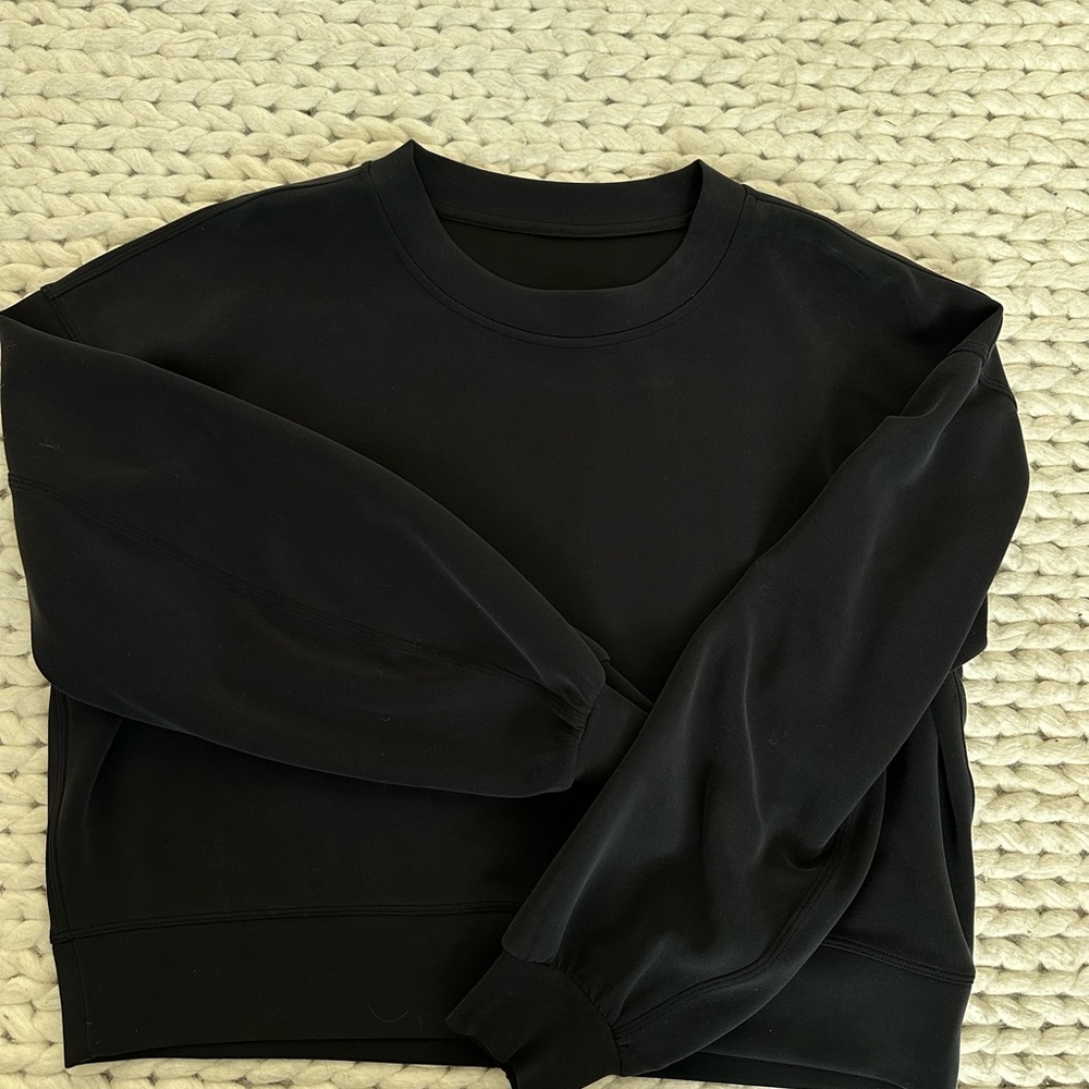 Lululemon Athletica Black Crewneck Pullover